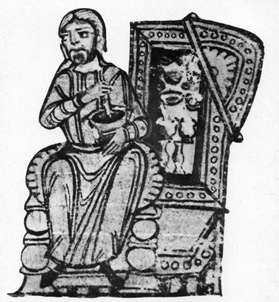 801-900 Medecin preparant ses remedes manuscrit grec IXe .jpg